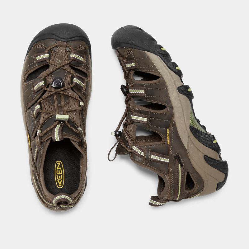 Sandalias Trekking Keen Arroyo II Para Mujer Chocolate/Verdes - Sandalias Keen Mexico (153408-PQZ)